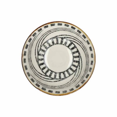Cereal bowl ALTO DIA 12 x H 6 cm - black/white 2