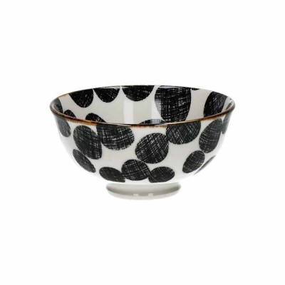 ALTO cereal bowl - black/white Pomax