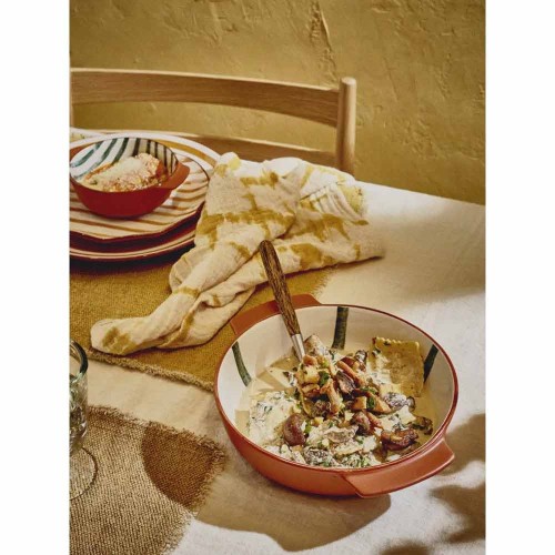 MYKONOS ovenschaal/schaal DIA 21 x H 5,5 cm