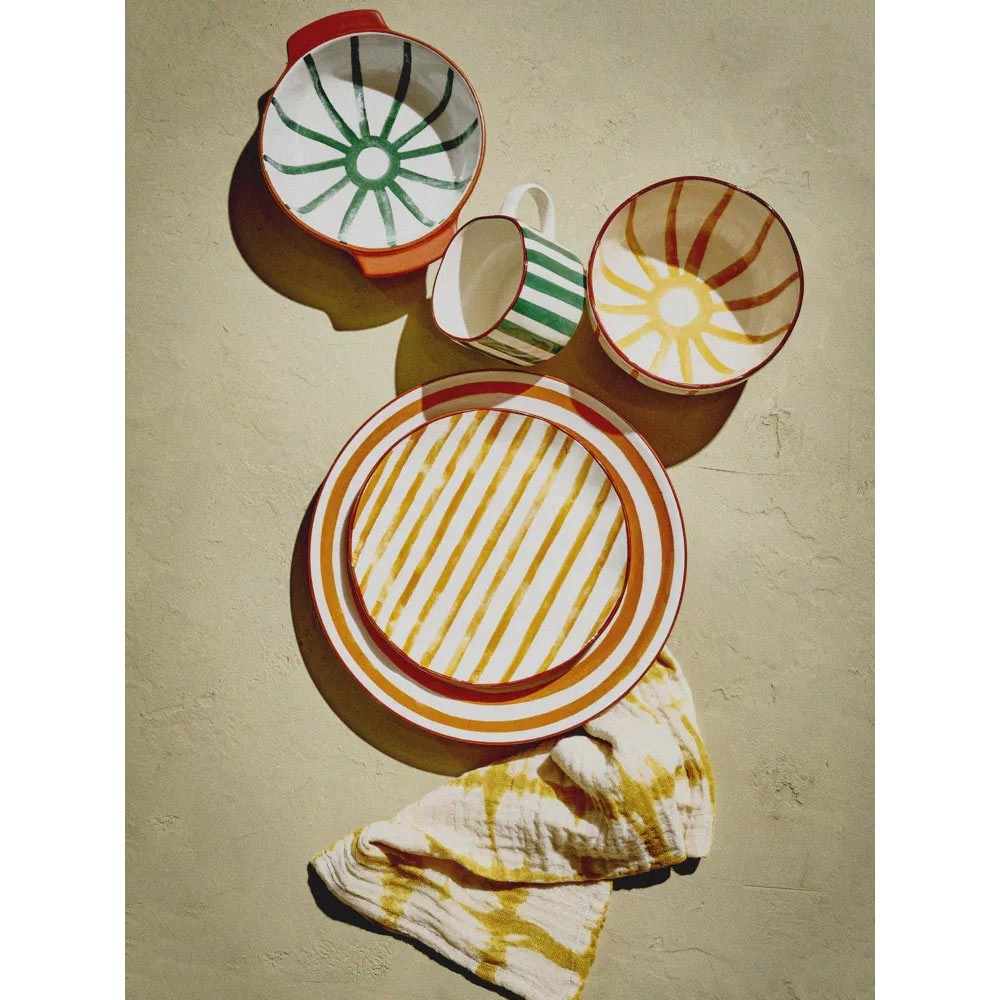 MYKONOS ovenschaal/schaal DIA 16,3 x H 4,8 cm