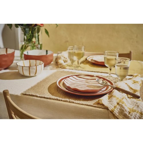 MYKONOS dessert plate - rust