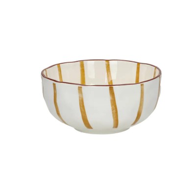 MYKONOS soup bowl - yellow Pomax