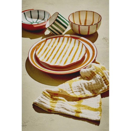 MYKONOS dinner plate - yellow