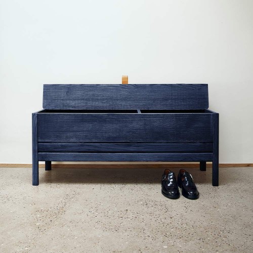 A Line 111 Aufbewahrungsbank - Indigoblau
