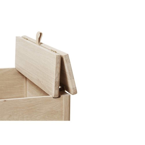 A Line 68 storage bench - white oak