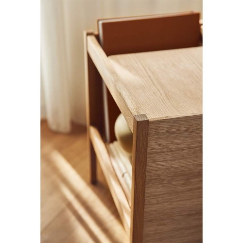 Journal side table - oak