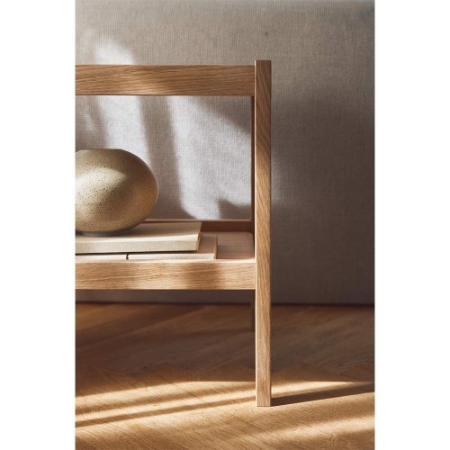 Journal side table - oak
