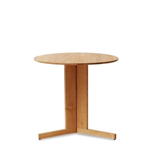 Tavolo rotondo Trefoil Ø75 - Rovere