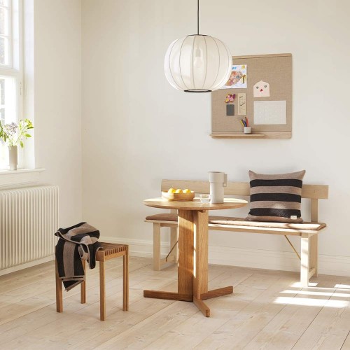 Tavolo rotondo Trefoil Ø75 - Rovere