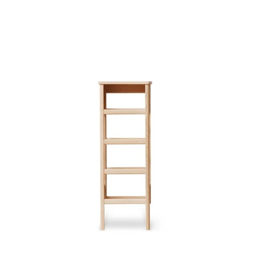 A Line 35 shoe rack - white oak