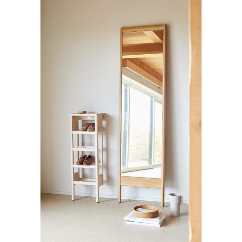 Scarpiera A Line 35 - rovere bianco