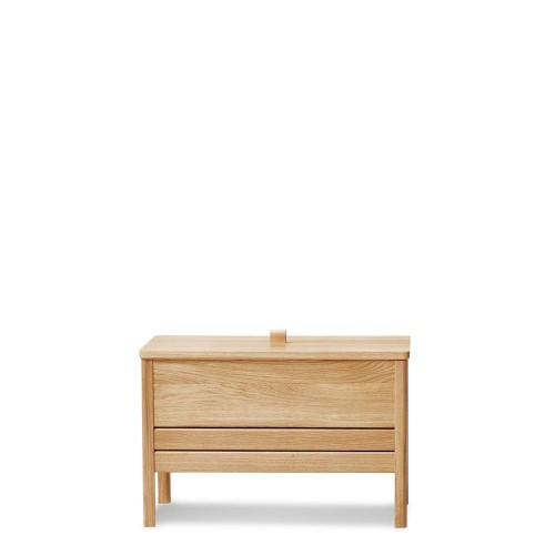 A Line 68 storage bench - oak