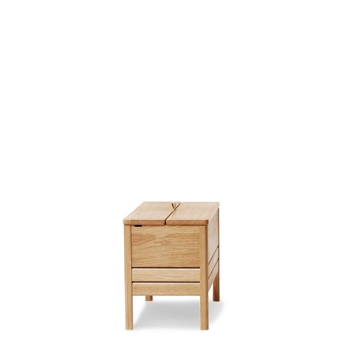 A Line 68 storage bench - oak