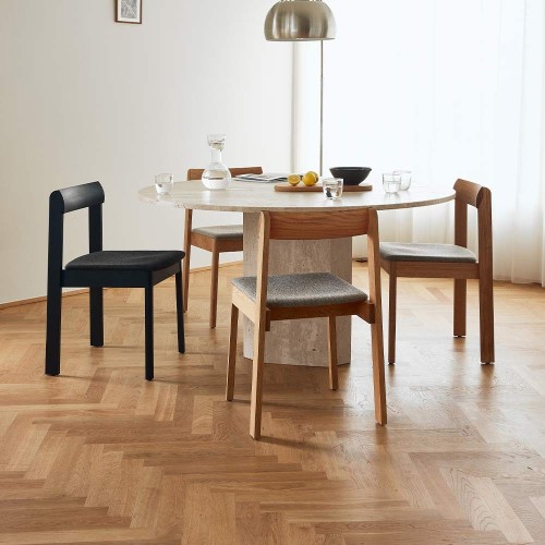 Blauwdruk stoel - Hallingdal Eik 65