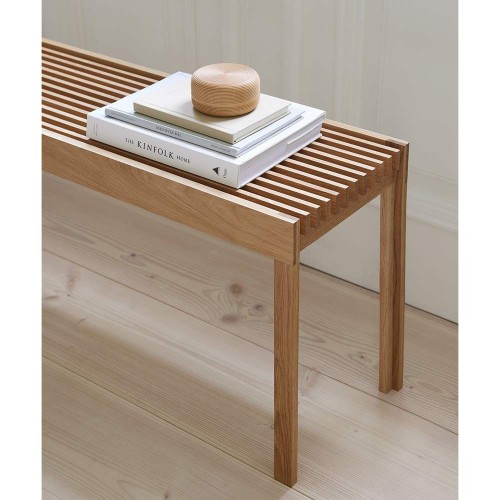 Lightweight bench - white oak