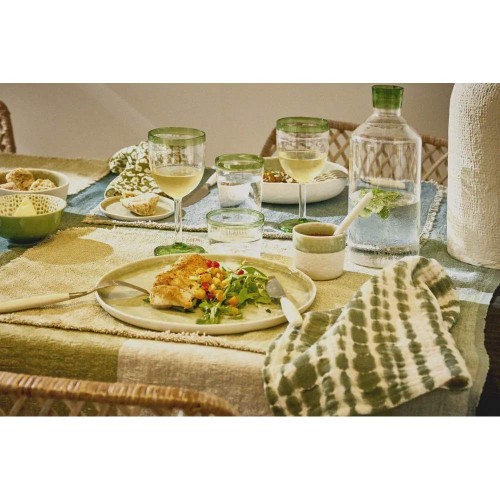 Assiette plate SPIRO DIA 27 cm - céladon