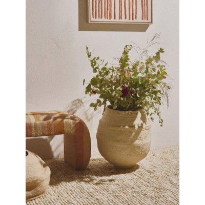 PAPEL pot DIA 45 x H 50 cm - gebroken wit 2