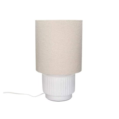 Table lamp CORDOBA DIA 25 x H 44 cm - white Pomax