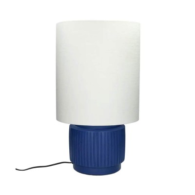 Lámpara de mesa CORDOBA DIA 32,5 x A 56,5 cm - azul Pomax