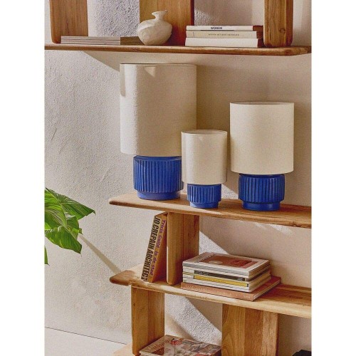 Tafellamp CORDOBA DIA 32,5 x H 56,5 cm - blauw