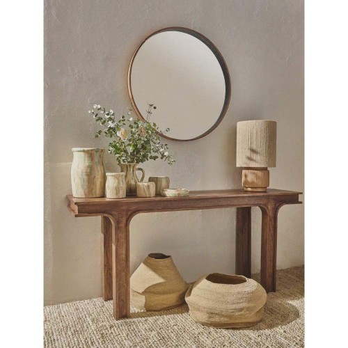 Lámpara de mesa CORDOBA DIA 18 x H 30 cm - terracota