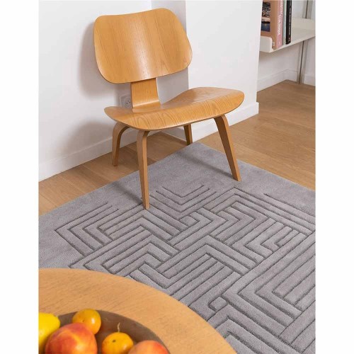 Alfombra gris interferencia