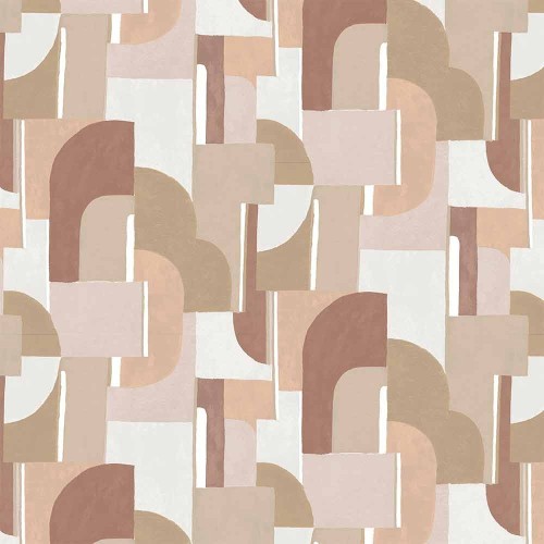 Syntone terracotta behang