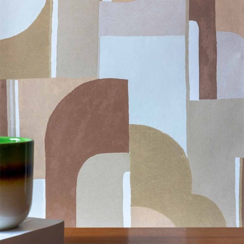 Papel pintado Syntone terracota