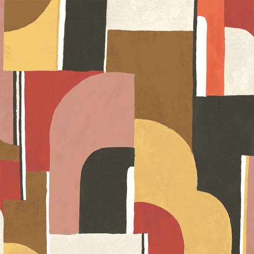 Papier peint Syntone multicolore