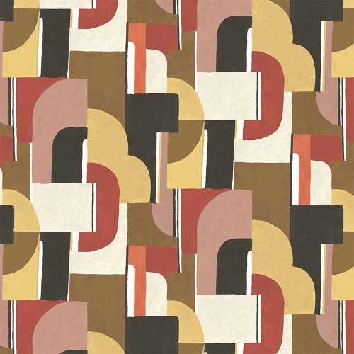 Papier peint Syntone multicolore