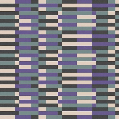 Violette und grüne Bauhaus-Tapete 2