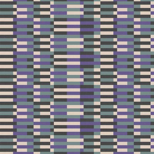 Carta da parati Bauhaus viola e verde