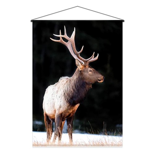 Moschus ciervo terciopelo kakemono