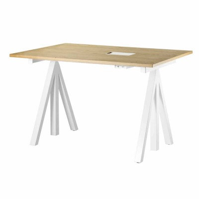 Verstellbare Schreibtische - Eiche String Furniture