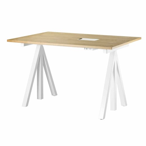 Adjustable desks - Oak