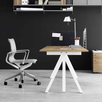 Adjustable desks - Oak 2