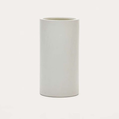 Aiguablava planter in white cement Ø 42 cm KaveHome
