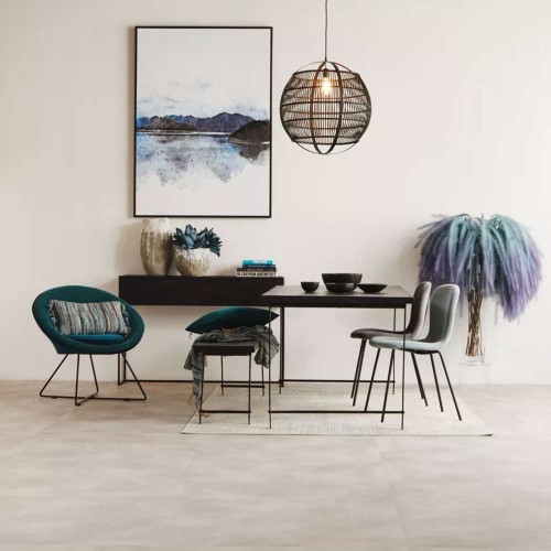 Leinwand mit Keilrahmen HORIZONTE L 100 x W 4,3 x H 140 cm - blau