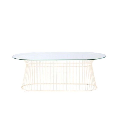 Table Basse Marc Blanc Cassé