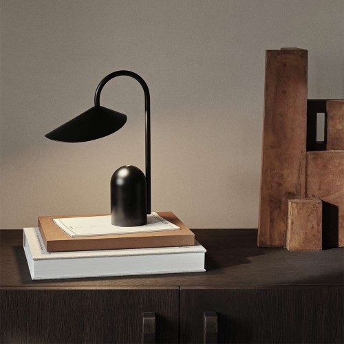 Arum portable lamp - black