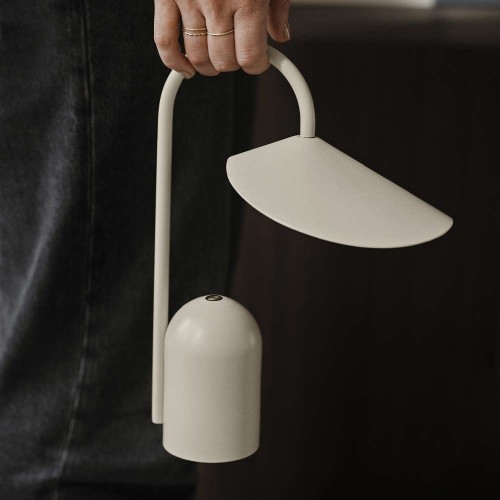 Arum portable lamp - cashmere