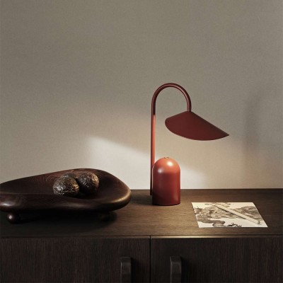 Arum looplamp - rood oxide 2