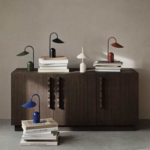 Arum looplamp - rood oxide