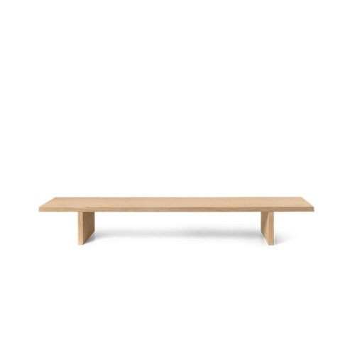 Mesa de exposición Kona - Chapa de roble natural