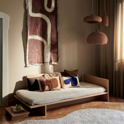 Tavolino Kona - Impiallacciatura in rovere naturale 2