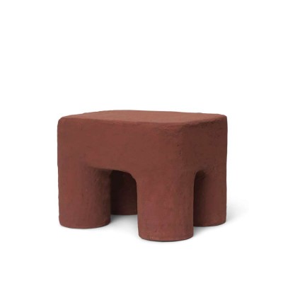 Tabouret Podo - Rouge-marron Ferm Living