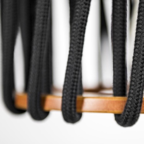 Suspension Macaron noir S Emko