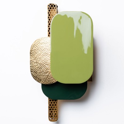 Nil wandlamp Water groen/Groen Athezza