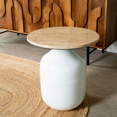 Sofa-Endstück Madala Weiß Athezza