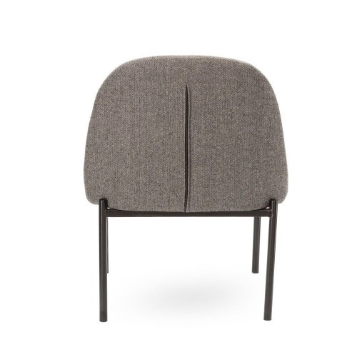 Derby fauteuil Grijs Chevron stof